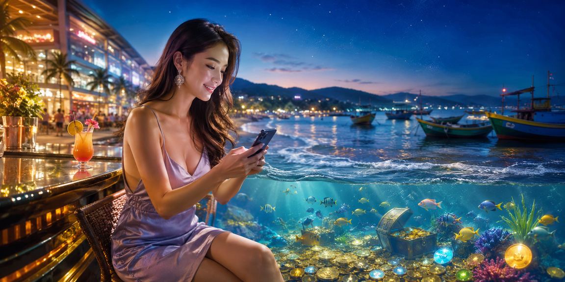 Người chơi cá cược di động trên bãi biển Mũi Né