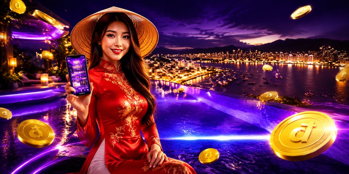 Người dùng Nha Trang mở ứng dụng casino trên điện thoại di động tại bãi biển